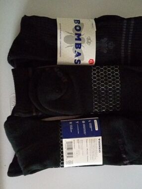 Bombas Black Casual Socks - 5 Pairs FIVE Pairs